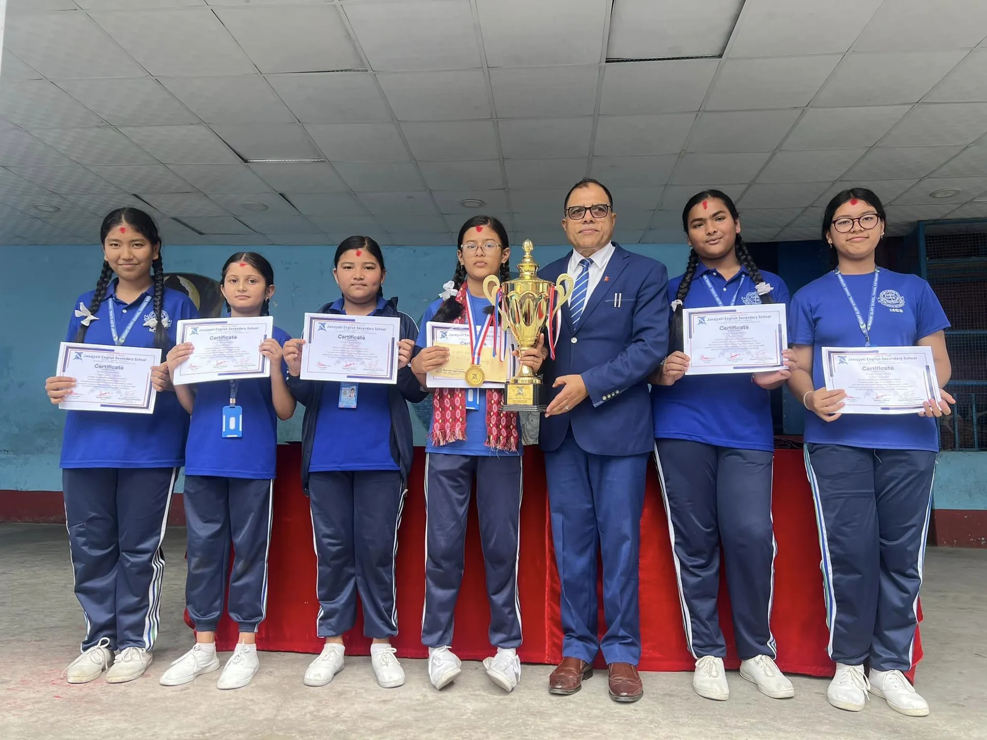 Trophy and Medal Distribution